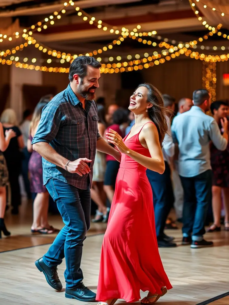 A photo of dancers participating in a DanceSafe-organized social event, showcasing the fun and supportive atmosphere of the community.